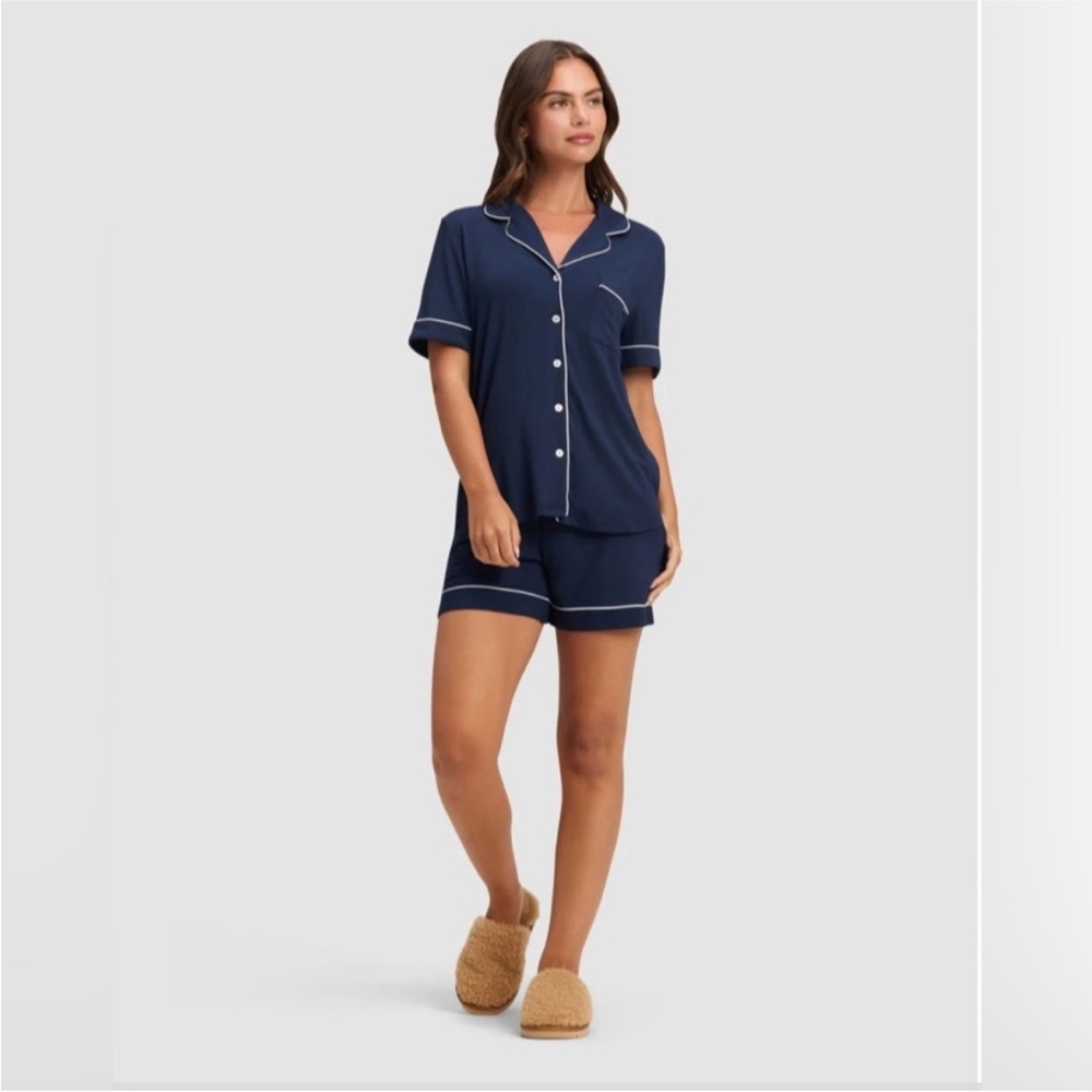 Women's Cozy Earth Navy Pajama Set